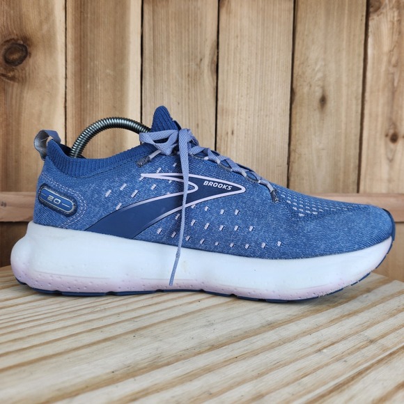 Brooks Glycerin 20 Womens 10.5 B‎ Blue Athletic Shoes Running Sneakers Trainers - Picture 5 of 12